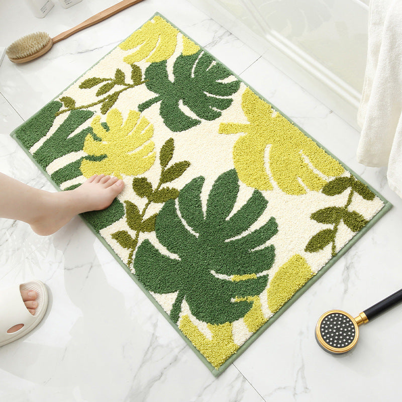 Abstract Pattern Bath Mat for Bathroom