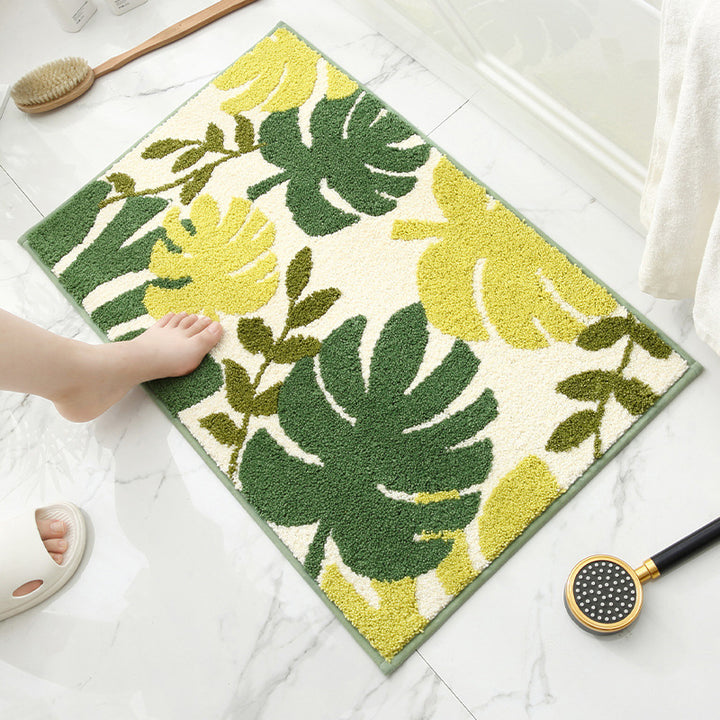 Abstract Pattern Bath Mat for Bathroom