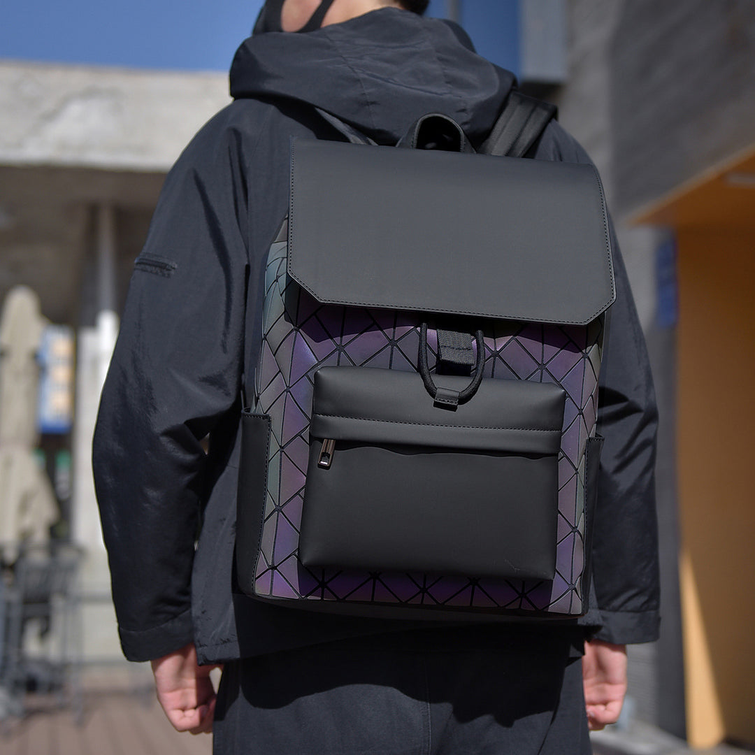 Trendy Geometric Print Backpack Kalsten