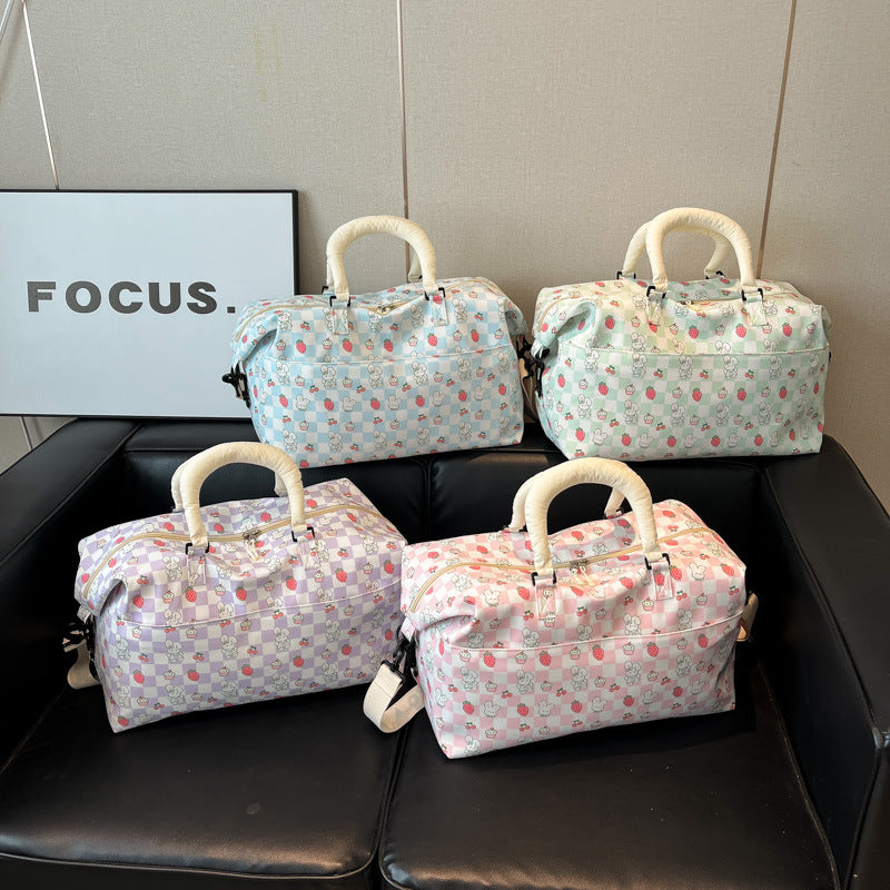Playful Patterned Travel Duffle Bag Kalsten