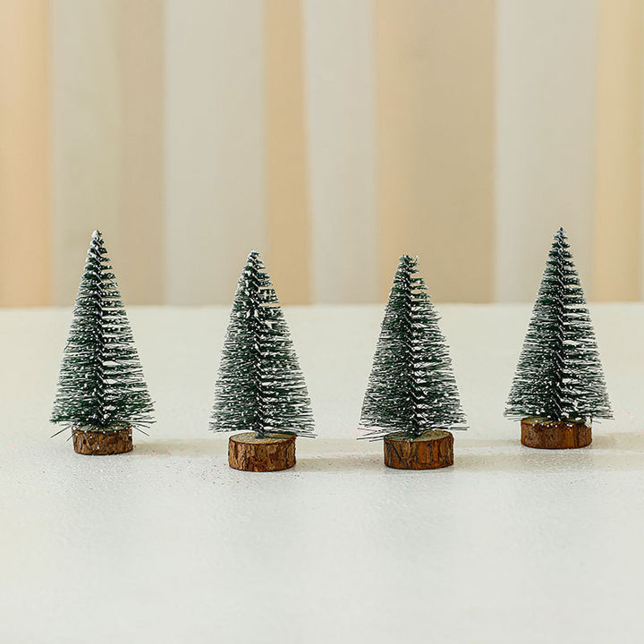 Miniature Christmas Tree Figurines Set Kalsten
