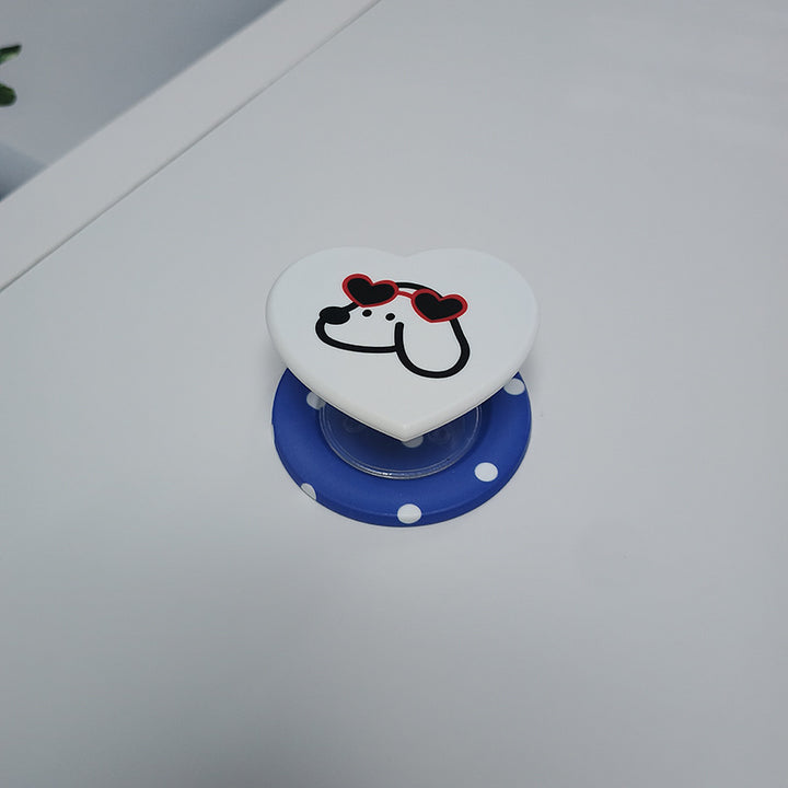 Heart-Shaped Character Phone Grip Kalsten