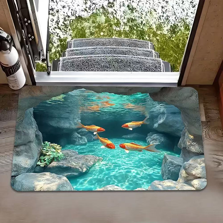 Abstract Floor Mat