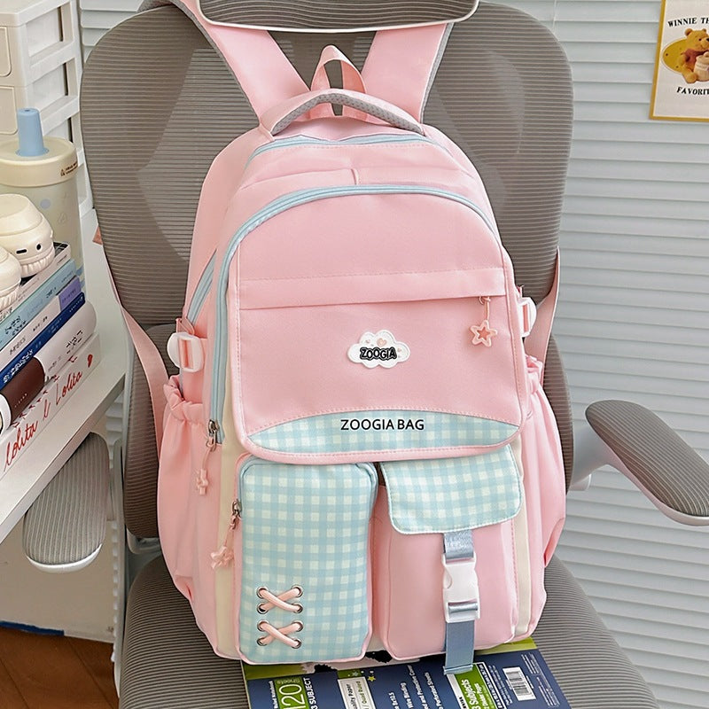 Stylish Multi-Pocket School Backpack Kalsten