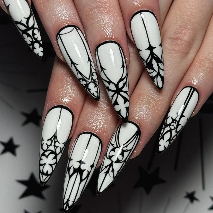 Creative nail art with floral design Kalsten