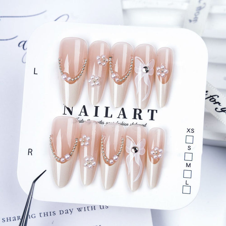 Ombre Leopard Print Press-On Nail Set Kalsten