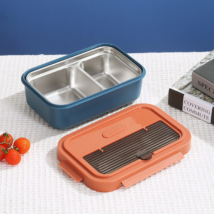 Multi-Compartment Stainless Steel Bento Lunch Box