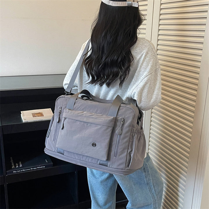 Stylish Multi-Compartment Travel Duffel Bag Kalsten