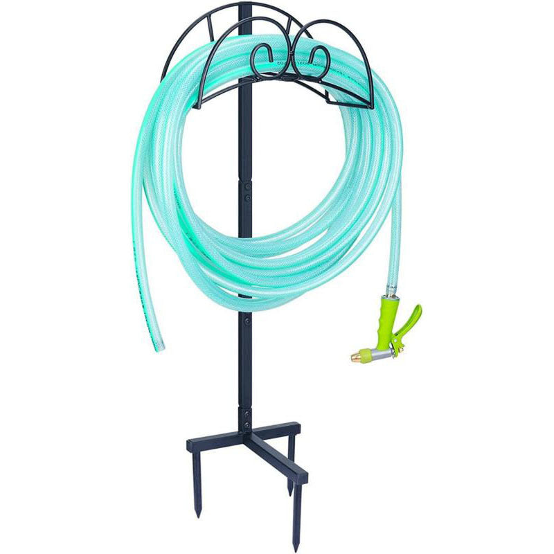 ornate wrought iron outdoor garden hose stand with rustproof powder-coated finish Kalsten