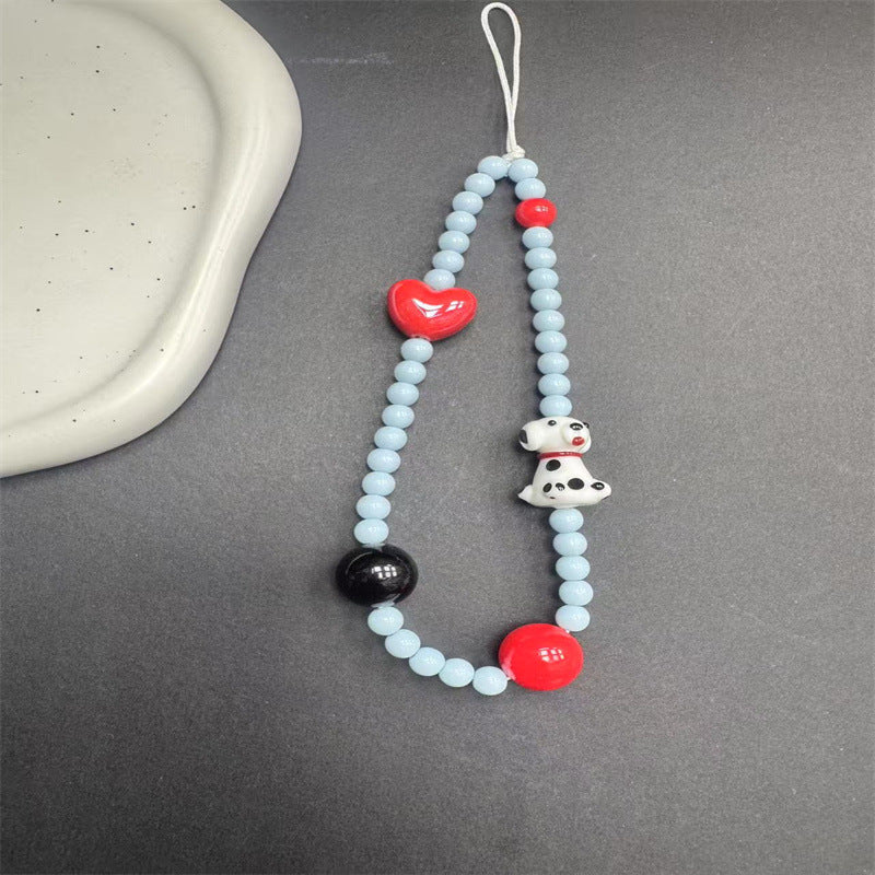 Beaded Pet-Themed Charm Necklace Kalsten