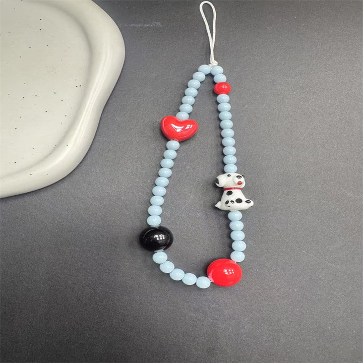 Beaded Pet-Themed Charm Necklace Kalsten