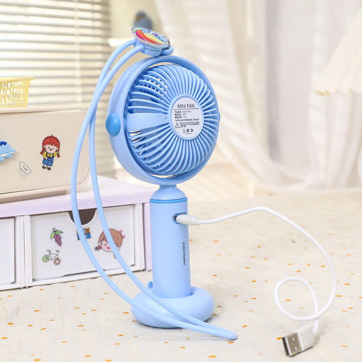 Women's Portable Handheld Fan with Flexible Gooseneck Kalsten