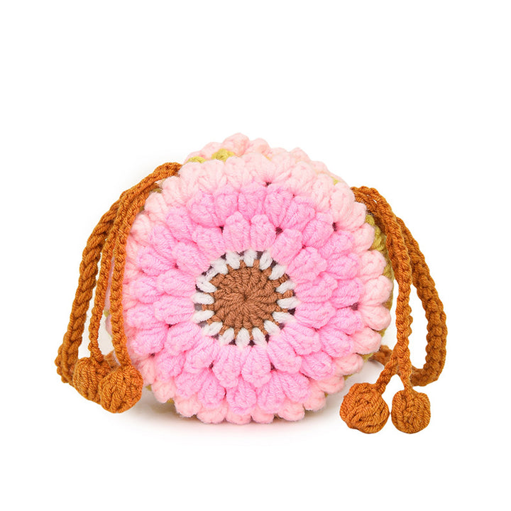 Cute Crochet Floral Mini Bag