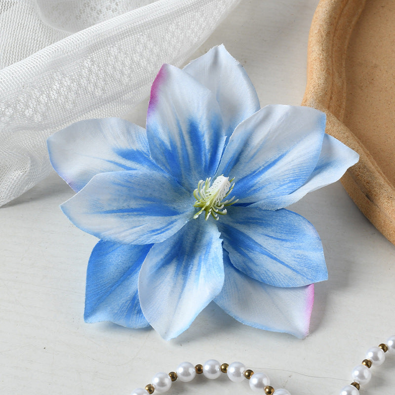 Elegant Fabric Floral Clip