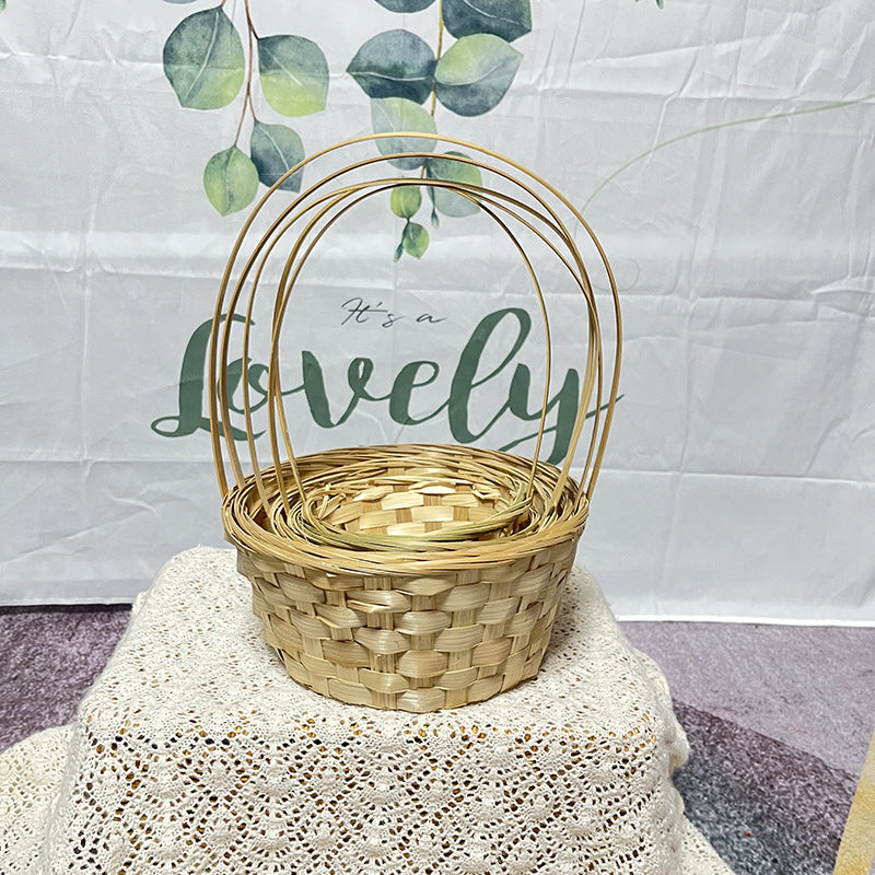 Handcrafted Natural Woven Basket Kalsten