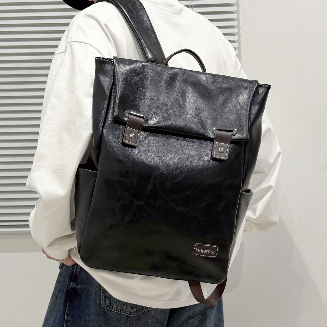 Fashionable Leather Backpack Kalsten
