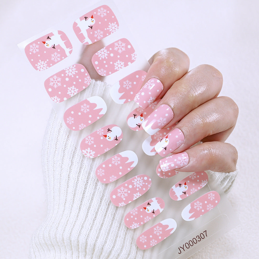 Holiday-Themed Nail Art Stickers