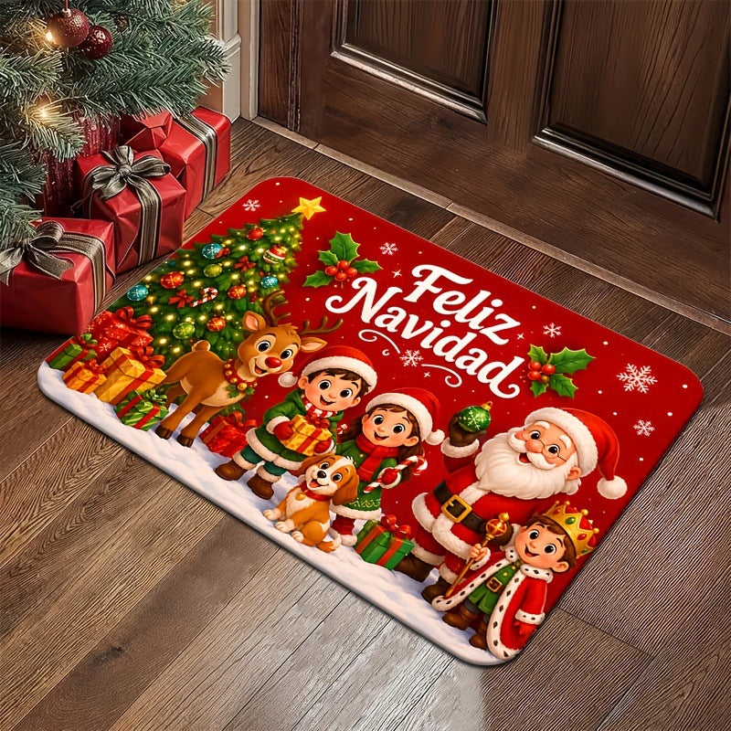 Christmas Themed Welcome Mat Kalsten