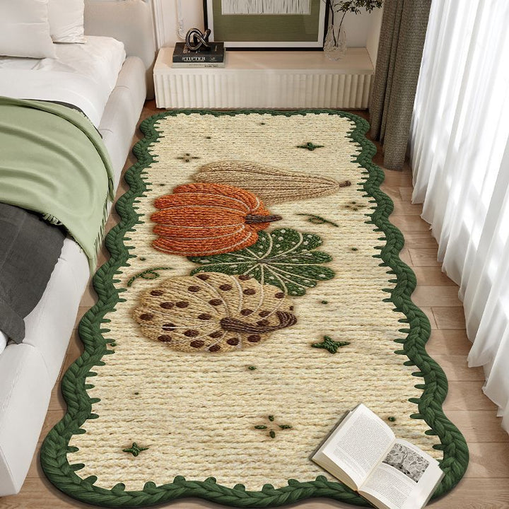 Playful Pumpkin-Themed Area Rug