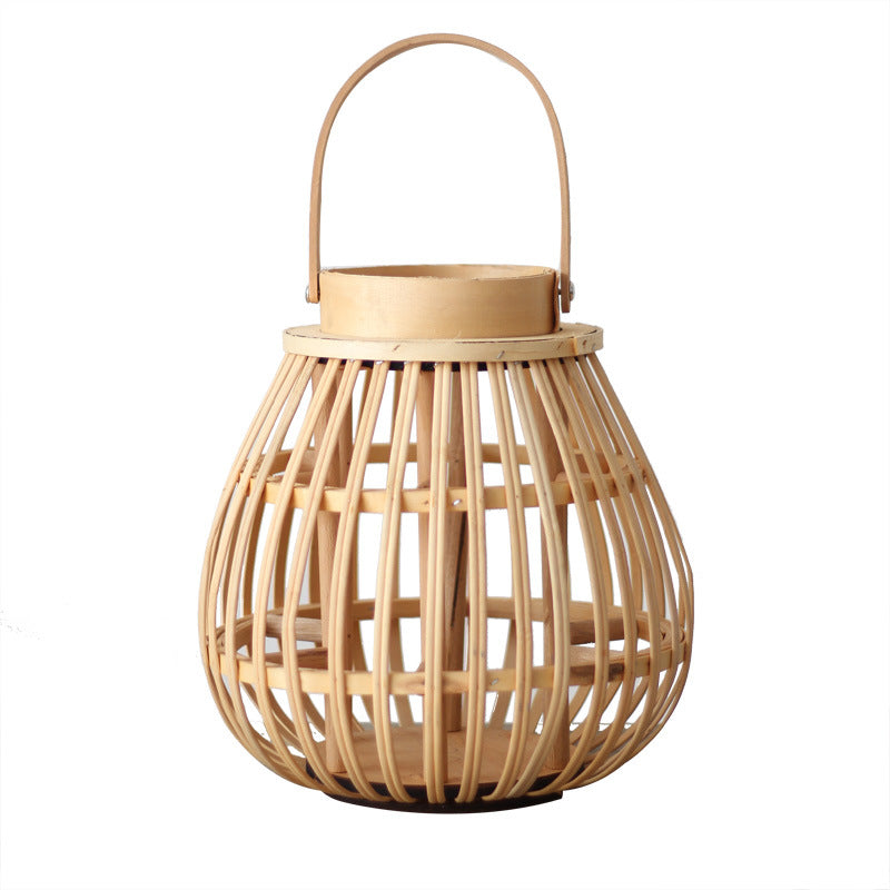 Natural Rattan Lantern Kalsten