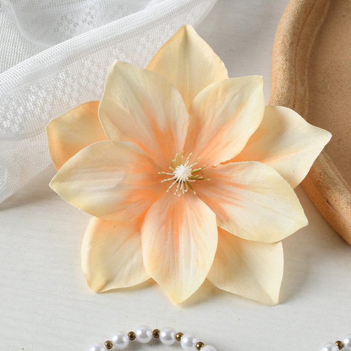 Elegant Fabric Floral Clip
