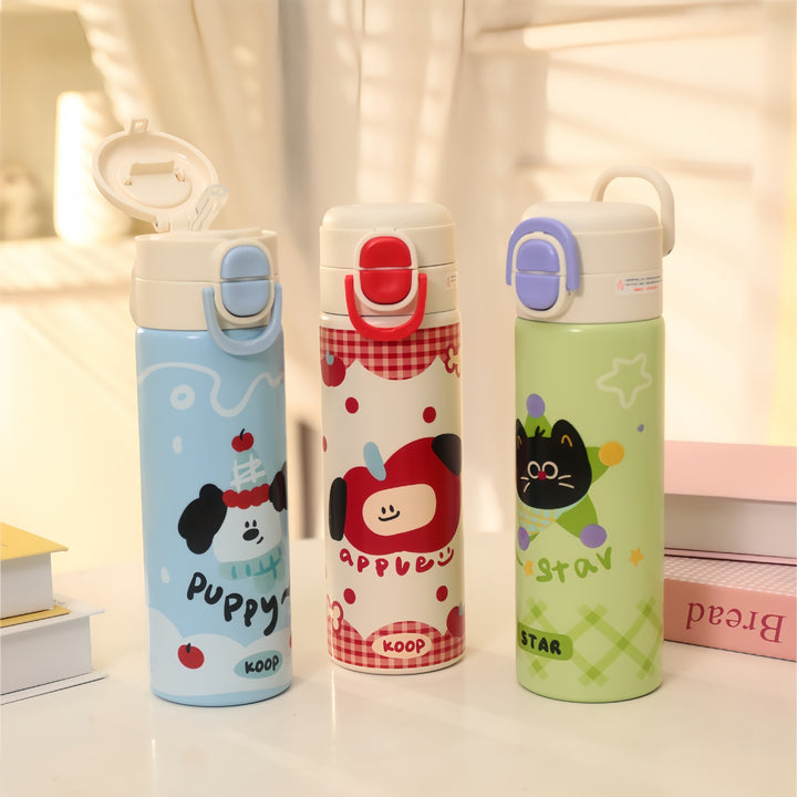 Ladies Insulated Drinking Bottle with Playful Design Kalsten