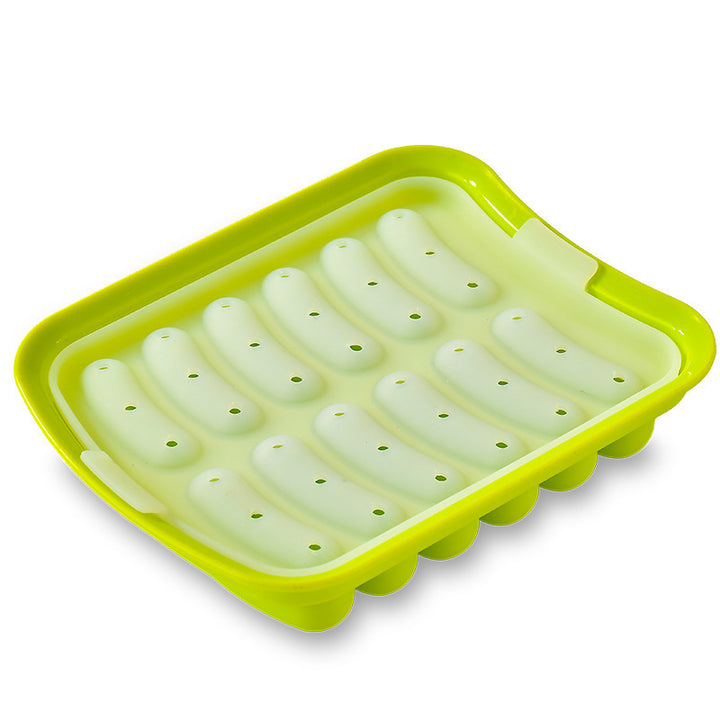 Silicone ice cube mold with integrated cooling design Kalsten