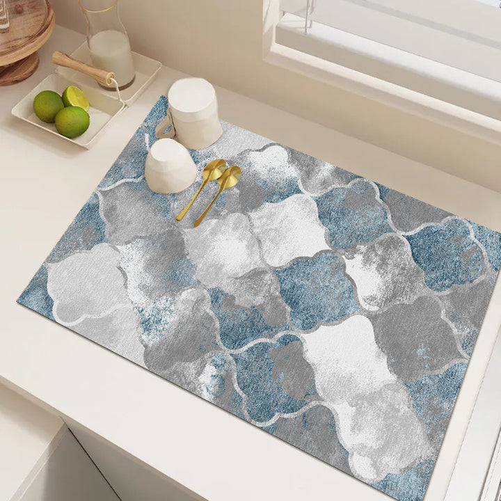 Abstract Geometric Kitchen Mat Kalsten