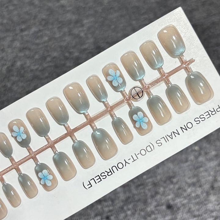 Floral Gradient Press-On Nail Set Kalsten