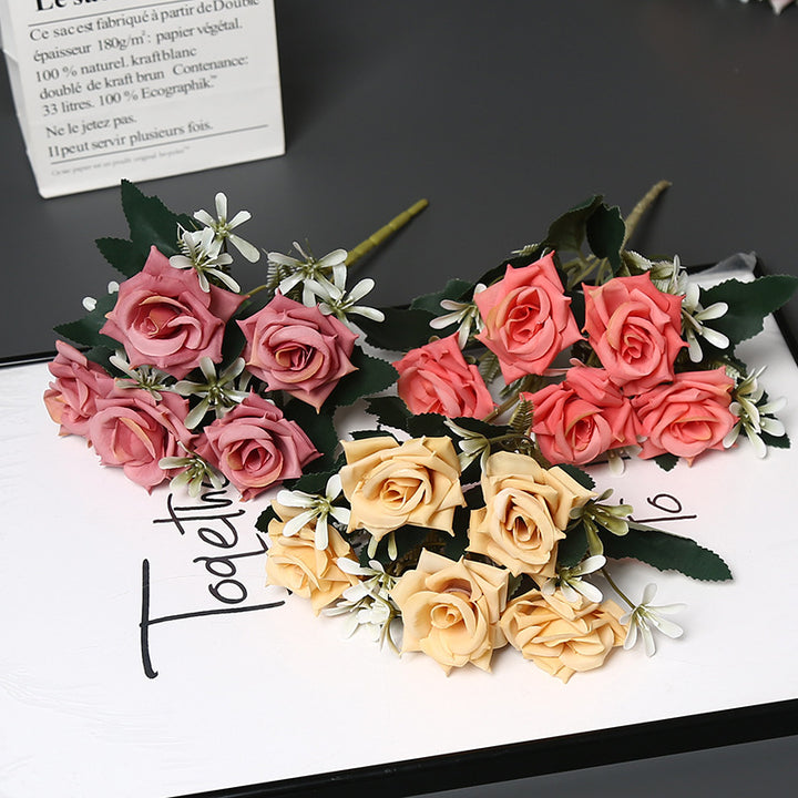 Realistic Artificial Rose Bouquet