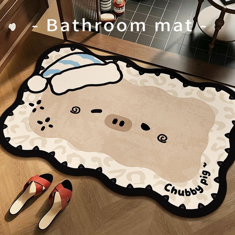 Funny Frog Bathroom Mat