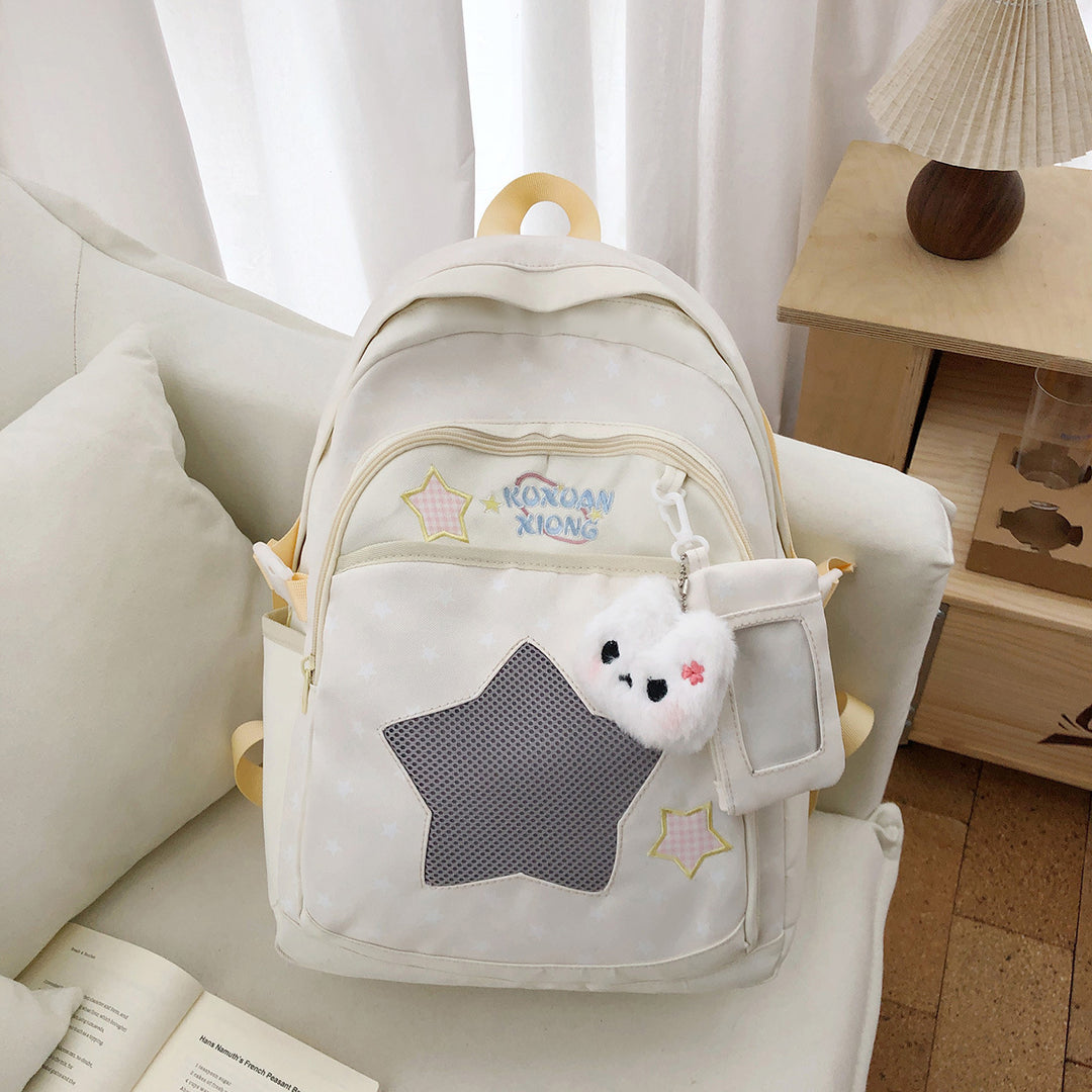 Cute Star-Print Backpack Kalsten
