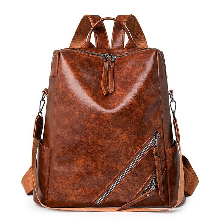 Fashionable Multi-Zipper Backpack Kalsten