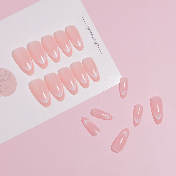 Artistic Glossy Press-On Nail Set Kalsten