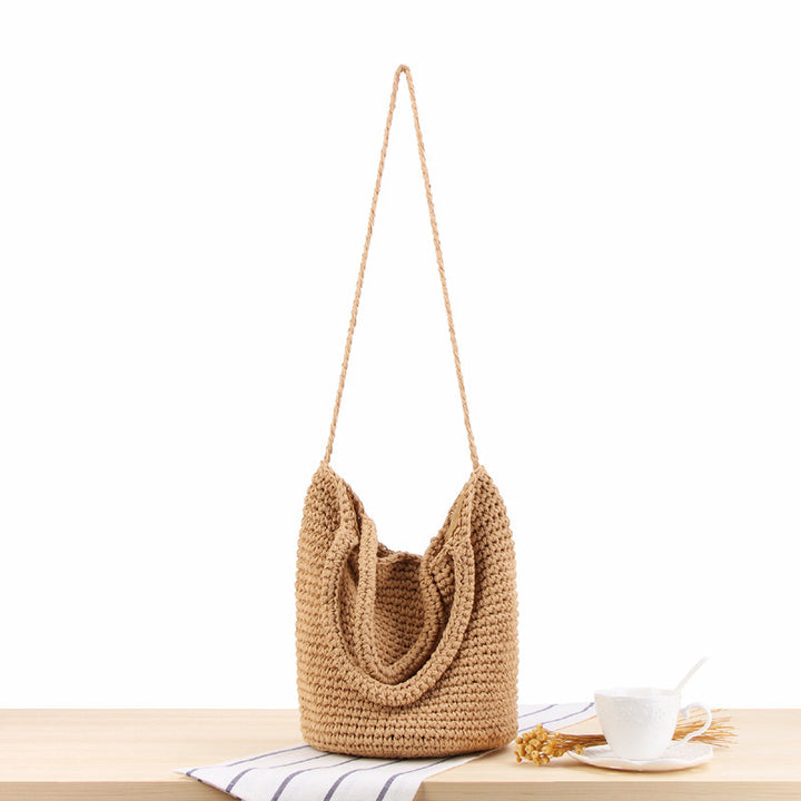 Hand-knotted tote bag with sophisticated design Kalsten