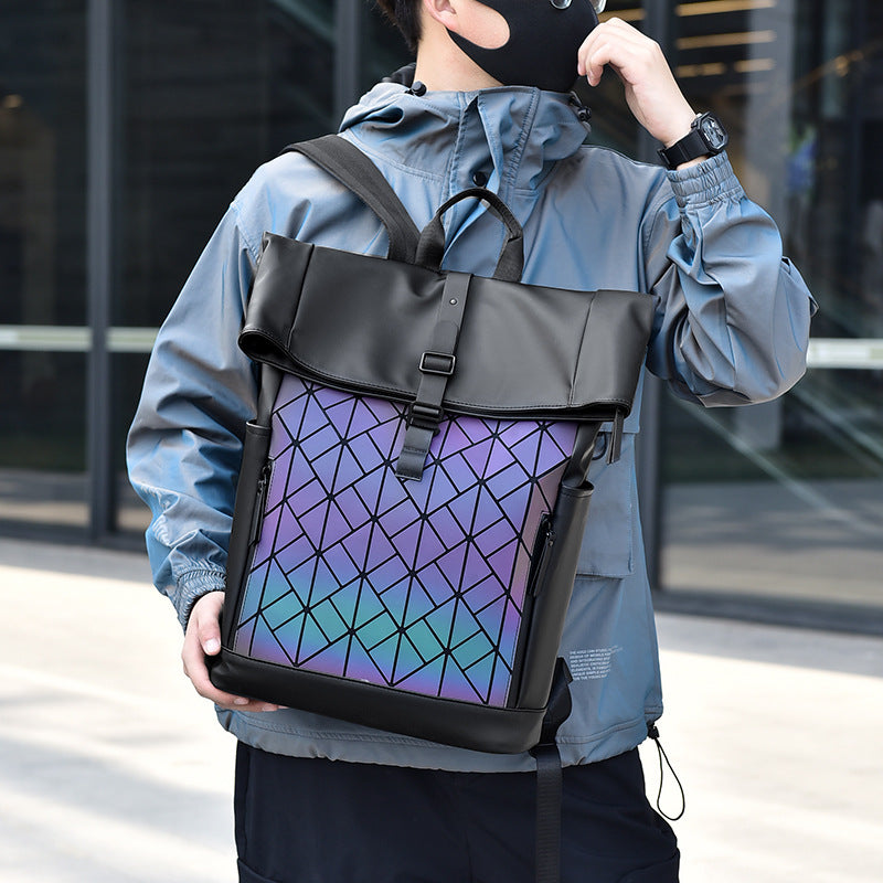 Geometric Patterned Urban Backpack Kalsten
