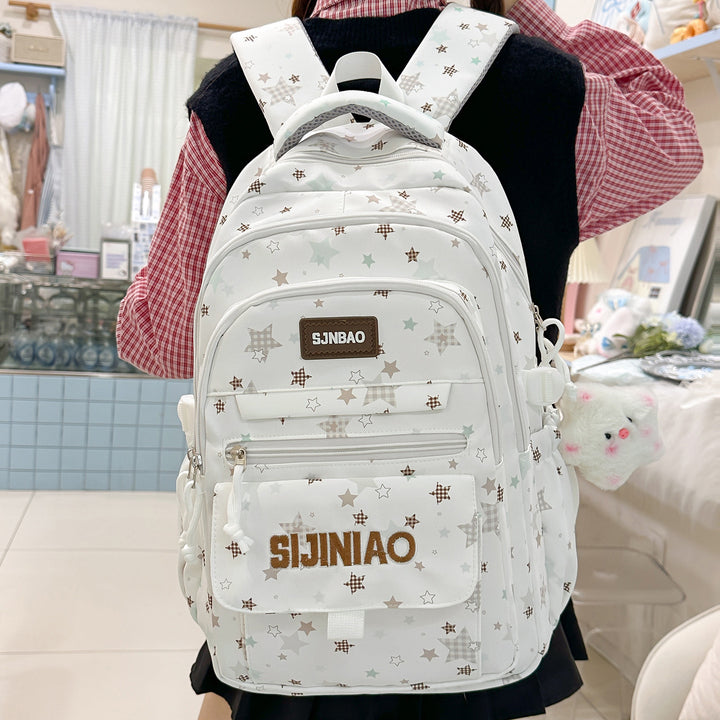 Cute Star-Embellished Everyday Backpack Kalsten
