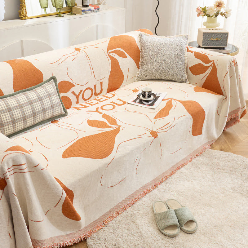 Decorative Floral Throw Blanket