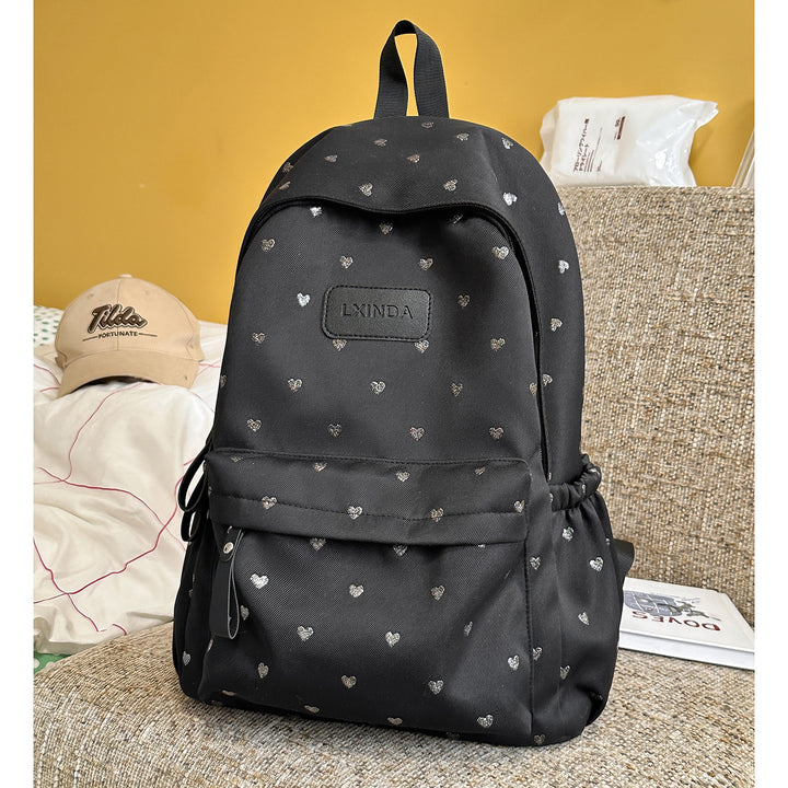 Fun Heart-Print Backpack Kalsten