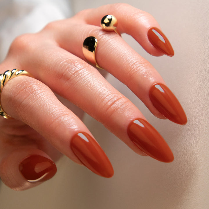 elegant Stiletto nails in high gloss finish Kalsten