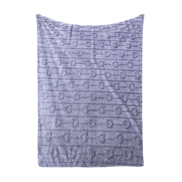 Ladies Cozy Microfiber Quick Change Blanket in Modern Checkered Pattern Kalsten