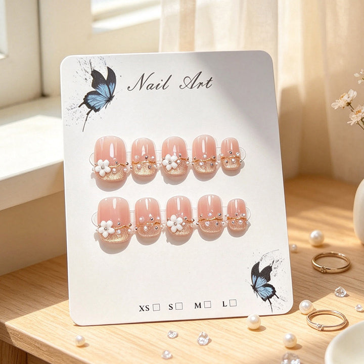 Decorative Floral Nail Art Set Kalsten