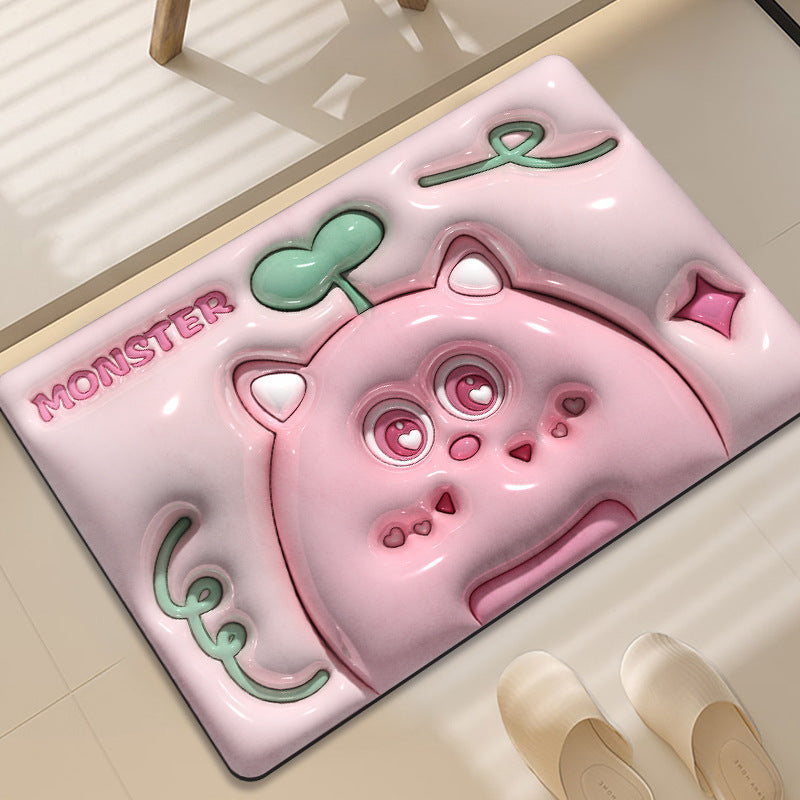 Cute Cartoon-Themed Area Mat
