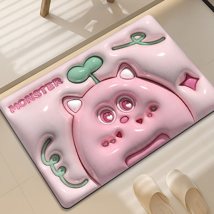 Cute Cartoon-Themed Area Mat
