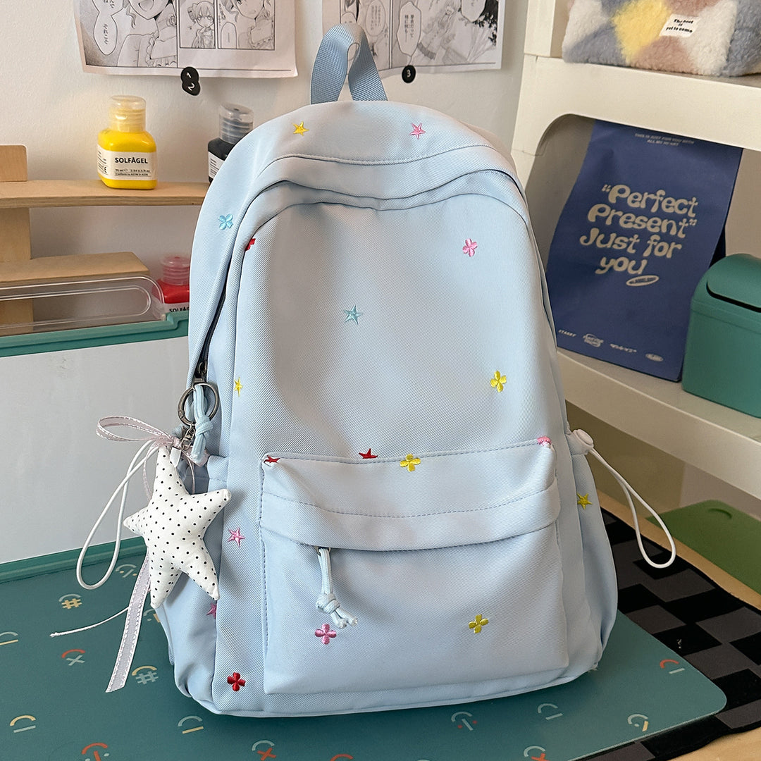 Casual Embroidered Star Backpack Kalsten