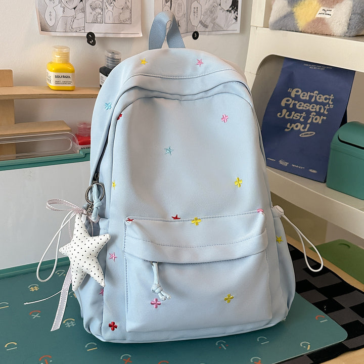 Casual Embroidered Star Backpack Kalsten
