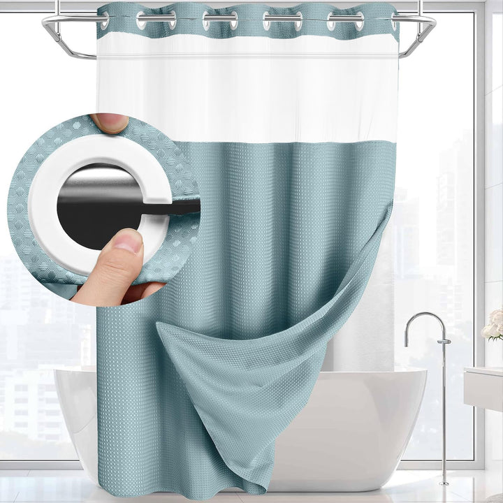 Textured Weave Shower Curtain Kalsten