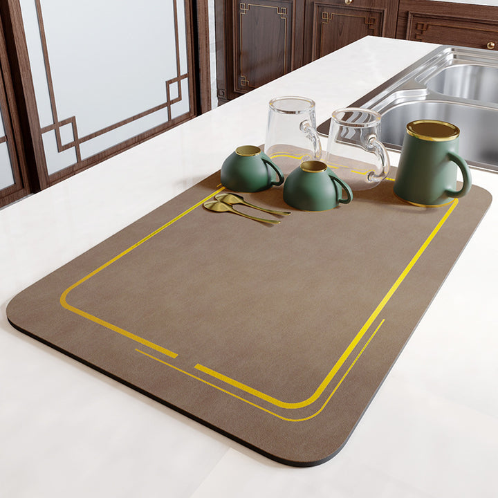 Vintage Mosaic Kitchen Counter Mat Kalsten