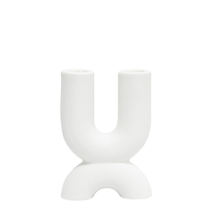 Sculptural Ceramic Candle Holder Kalsten