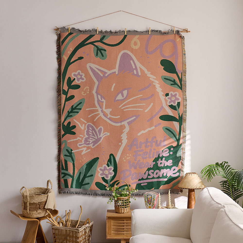 Artistic Woven Tapestry Wall Hanging